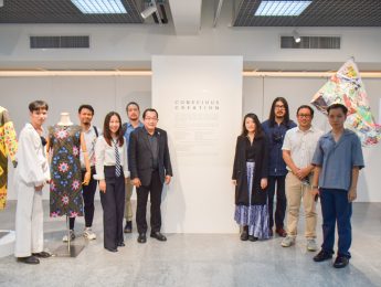 “CONSCIOUS CREATION” พิธีเปิดนิทรรศการผลงานคณาจารย์ ภาควิชาออกแบบเครื่องแต่งกาย คณะมัณฑนศิลป์ มหาวิทยาลัยศิลปากร ร่วมกับ Shih Chien University, College of Fashion Design ประเทศไต้หวัน