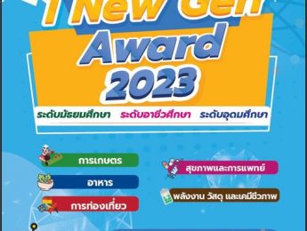 สำนักงานการวิจัยแห่งชาติ (วช.) กระทรวงการอุดมศึกษา วิทยาศาสตร์ วิจัยและนวัตกรรม ขอเชิญเข้าร่วมประกวดโครงการ Thailand New Gen Inventors Award 2023 (I-New Gen Award 2023)