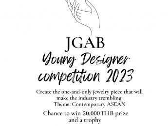 ประชาสัมพันธ์ บริษัท อินฟอร์มา มาร์เก็ตส์ จำกัด เชิญร่วมกิจกรรมการแข่งขันออกแบบเครื่องประดับ JGAB Young Designer Competition 2023